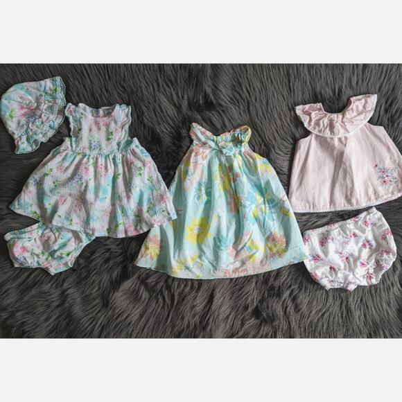 Infant Girl Summer Dress and Outfit Bundle sz 6M - Picture 1 of 7